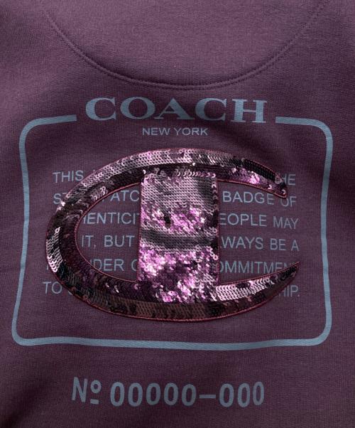 COACH（コーチ）COACH (コーチ) Champion (チャンピオン) ジップパーカー ボルドー サイズ:Sの古着・服飾アイテム