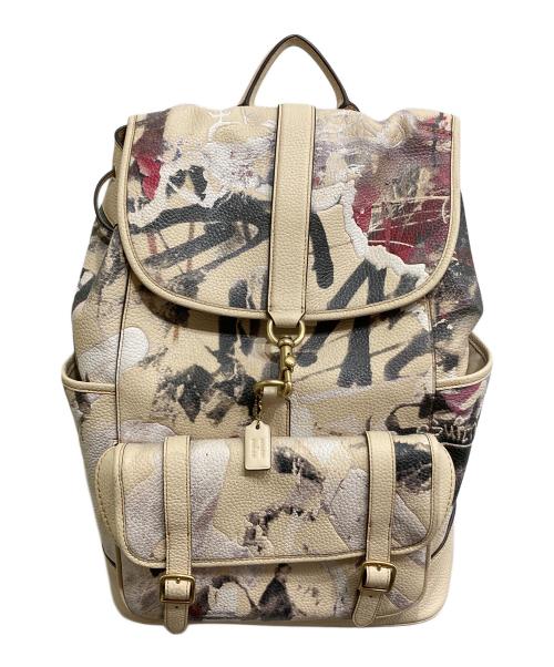 COACH（コーチ）COACH (コーチ) MINT + SERF (ミント＆サーフ) キャリッジ バックパック ベージュの古着・服飾アイテム