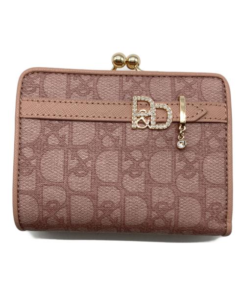 Pinky & Dianne（ピンキーアンドダイアン）Pinky & Dianne (ピンキーアンドダイアン) BE パドロック 口金二つ折り財布 ピンク サイズ:-の古着・服飾アイテム