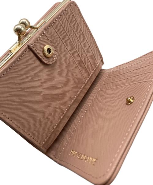 Pinky & Dianne（ピンキーアンドダイアン）Pinky & Dianne (ピンキーアンドダイアン) BE パドロック 口金二つ折り財布 ピンク サイズ:-の古着・服飾アイテム