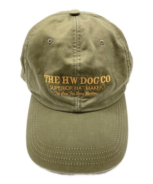 THE H.W.DOG&CO.（エイチダブリュードッグアンドコー）THE H.W.DOG&CO. (エイチダブリュードッグアンドコー) BIO PROCESSED SHALLOW CAP カーキ サイズ:-の古着・服飾アイテム