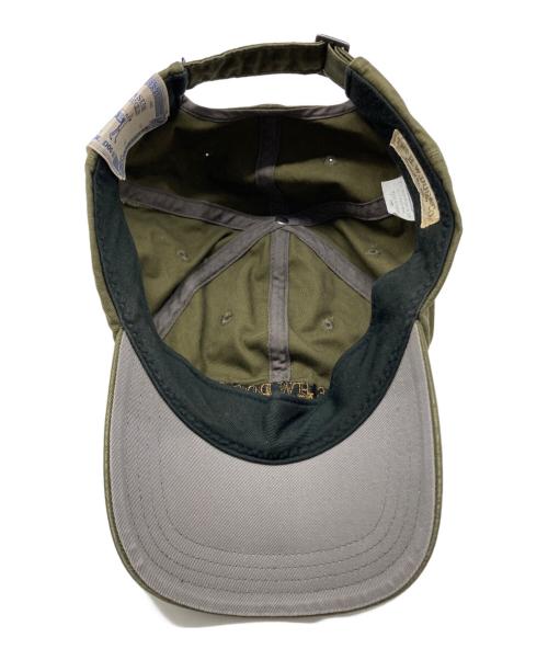 THE H.W.DOG&CO.（エイチダブリュードッグアンドコー）THE H.W.DOG&CO. (エイチダブリュードッグアンドコー) BIO PROCESSED SHALLOW CAP カーキ サイズ:-の古着・服飾アイテム