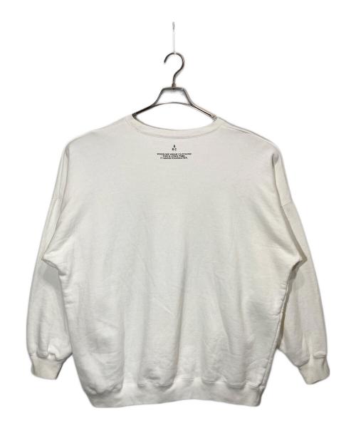 Curensology（カレンソロジー）Curensology (カレンソロジー) フレンチテリービッグトレーナー ホワイト サイズ:FREEの古着・服飾アイテム