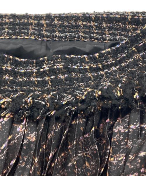 sacai（サカイ）sacai (サカイ) Tweed Skirt ブラック サイズ:1の古着・服飾アイテム