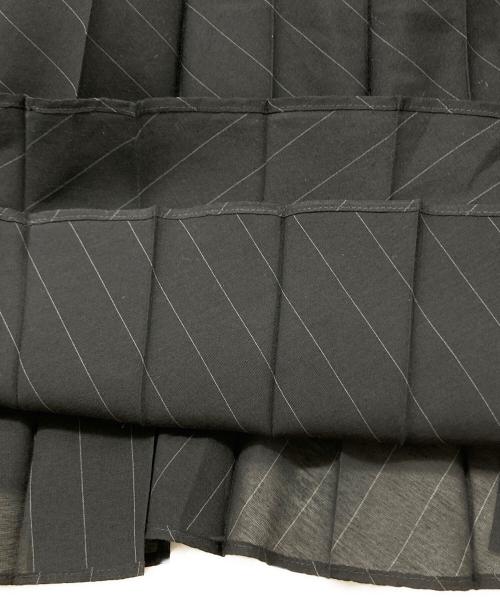 sacai（サカイ）sacai (サカイ) Chalk Stripe Skirt ネイビー サイズ:1の古着・服飾アイテム