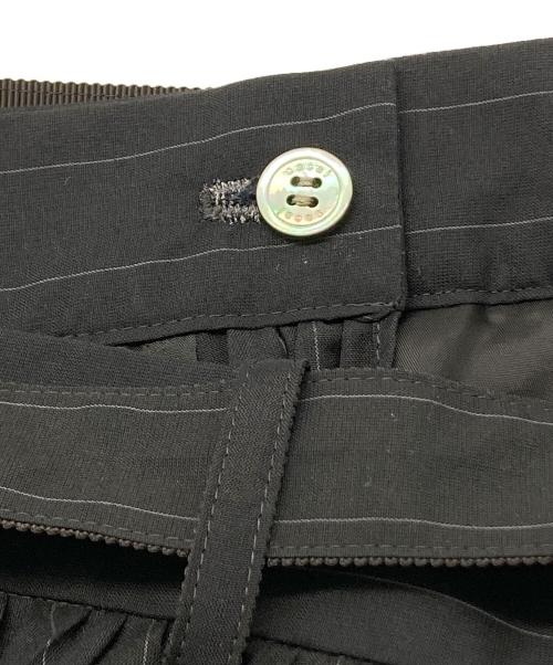 sacai（サカイ）sacai (サカイ) Chalk Stripe Skirt ネイビー サイズ:1の古着・服飾アイテム