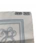 HERMES (エルメス) カレ45 LES TUILERIES ブルー×ホワイト サイズ:-：13000円