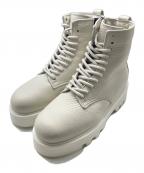 FURLAフルラ）の古着「Rita コンバットブーツ」｜ホワイト