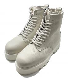 FURLA（フルラ）の古着「Rita コンバットブーツ」｜ホワイト