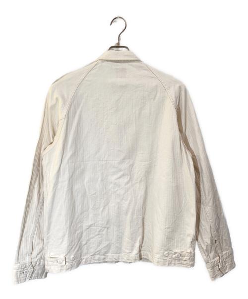 BONCOURA（ボンクラ）BONCOURA (ボンクラ) ヘリンボーンスイングトップ ホワイト サイズ:40の古着・服飾アイテム