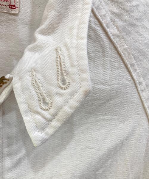 BONCOURA（ボンクラ）BONCOURA (ボンクラ) ヘリンボーンスイングトップ ホワイト サイズ:40の古着・服飾アイテム