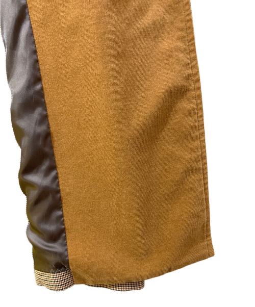 PUBLIC TOKYO（パブリックトウキョウ）PUBLIC TOKYO (パブリックトウキョウ) チェックタイロッケンコート ブラウン サイズ:3の古着・服飾アイテム