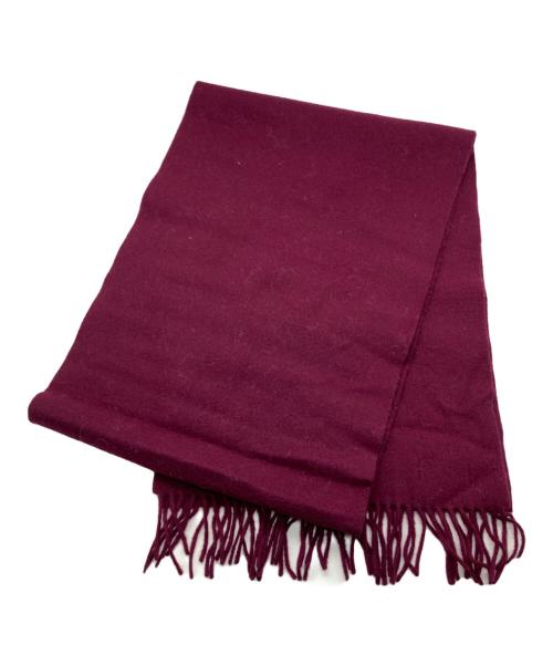 Burberry's（バーバリーズ）Burberry's (バーバリーズ) オールドマフラー ボルドーの古着・服飾アイテム