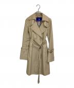 BURBERRY BLUE LABELバーバリーロンドンブルーレーベル）の古着「トレンチコート」｜ベージュ