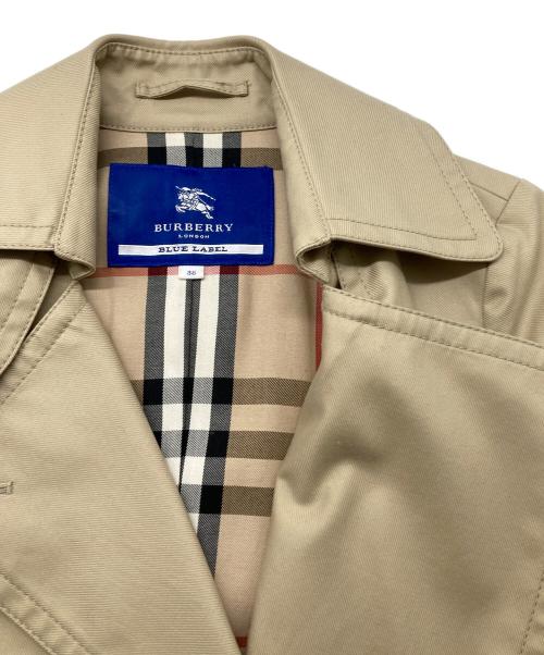 BURBERRY BLUE LABEL（バーバリーロンドンブルーレーベル）BURBERRY BLUE LABEL (バーバリーロンドンブルーレーベル) トレンチコート ベージュ サイズ:38の古着・服飾アイテム