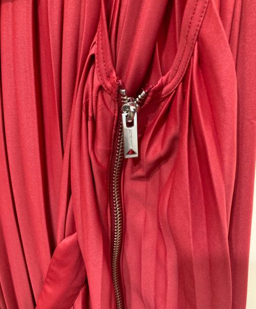 Maison MIHARA YASUHIRO（メゾン ミハラ ヤスヒロ）Maison MIHARA YASUHIRO (メゾン ミハラ ヤスヒロ) Tshirts Docking Dress レッド×グリーン サイズ:40の古着・服飾アイテム