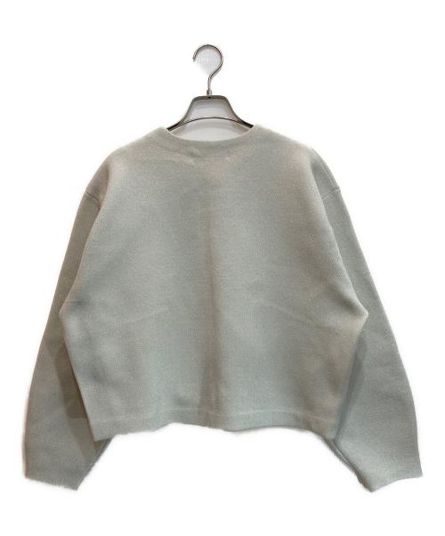 Rirandture（リランドチュール）Rirandture (リランドチュール) パールボタンラメクロップドニットジャケット アイボリー サイズ:2の古着・服飾アイテム