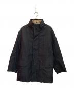 BURBERRY LONDONバーバリーロンドン）の古着「ライナー付きスタンドカラージャケット」｜ブラック