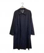 Burberry'sバーバリーズ）の古着「ウールギャバステンカラーコート」｜ネイビー