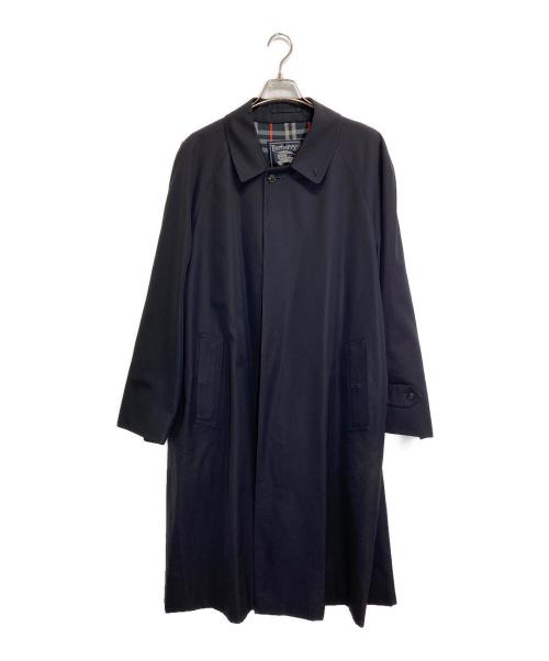 Burberry's（バーバリーズ）Burberry's (バーバリーズ) ウールギャバステンカラーコート ネイビー サイズ:XLの古着・服飾アイテム