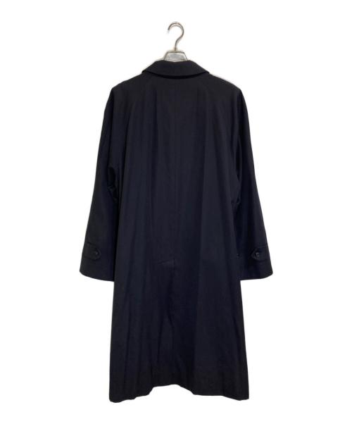 Burberry's（バーバリーズ）Burberry's (バーバリーズ) ウールギャバステンカラーコート ネイビー サイズ:XLの古着・服飾アイテム