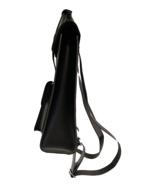 Dr.Martens（ドクターマーチン）Dr.Martens (ドクターマーチン) スモールレザーバックパック ブラックの古着・服飾アイテム