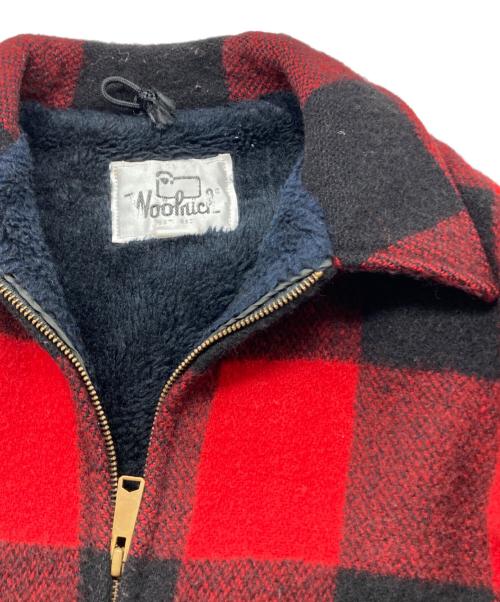 WOOLRICH（ウールリッチ）WOOLRICH (ウールリッチ) 70sバッファローチェックジャケット レッド×ブラック サイズ:下記参照の古着・服飾アイテム
