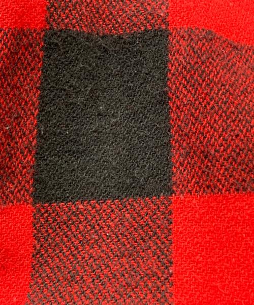 WOOLRICH（ウールリッチ）WOOLRICH (ウールリッチ) 70sバッファローチェックジャケット レッド×ブラック サイズ:下記参照の古着・服飾アイテム