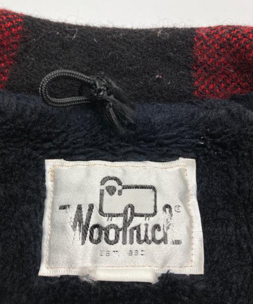 WOOLRICH（ウールリッチ）WOOLRICH (ウールリッチ) 70sバッファローチェックジャケット レッド×ブラック サイズ:下記参照の古着・服飾アイテム