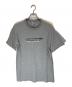 stussy（ステューシー）の古着「メタリックロゴtシャツ」｜グレー