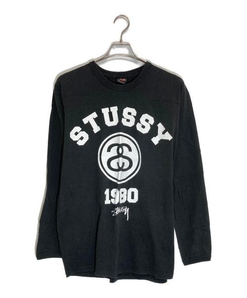 stussy（ステューシー）stussy (ステューシー) ロングスリーブカットソー ブラック サイズ:Lの古着・服飾アイテム