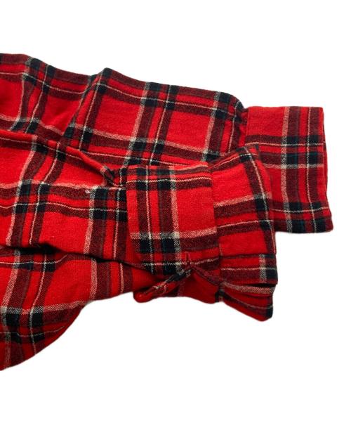 PENDLETON（ペンドルトン）PENDLETON (ペンドルトン) 50s‐60sウールチェックシャツ レッド サイズ:Lの古着・服飾アイテム