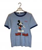 SCREEN STARSスクリーンズスターズ）の古着「ヴィンテージリンガーTシャツ」｜ブルー