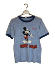 SCREEN STARS（スクリーンズスターズ）の古着「ヴィンテージリンガーTシャツ」｜ブルー