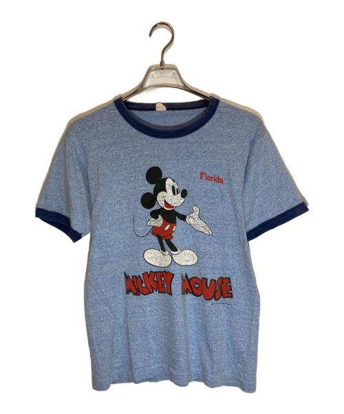 SCREEN STARS（スクリーンズスターズ）SCREEN STARS (スクリーンズスターズ) ヴィンテージリンガーTシャツ ブルー サイズ:Ⅿの古着・服飾アイテム