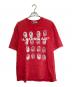 A BATHING APE（アベイシングエイプ）の古着「Garment Dye Logo Realaxed Fit Tee」｜レッド