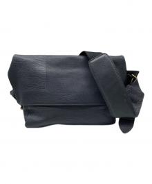 TOFF&LOADSTONE（トフアンドロードストーン）の古着「レザーショルダーバッグ」｜グレー