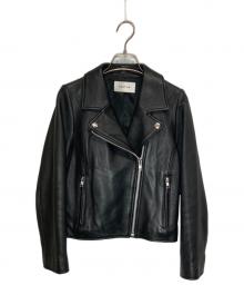 FRAY ID（フレイ アイディー）の古着「ライダースジャケット」｜ブラック