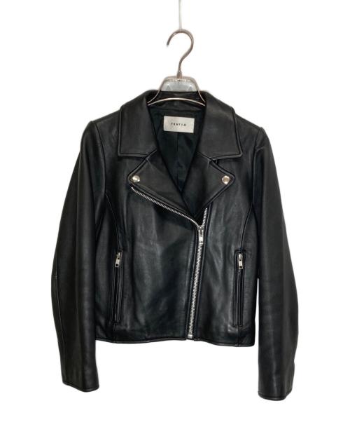 FRAY ID（フレイ アイディー）FRAY ID (フレイ アイディー) ライダースジャケット ブラックの古着・服飾アイテム