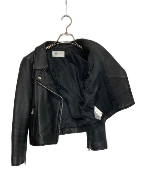 FRAY ID（フレイ アイディー）FRAY ID (フレイ アイディー) ライダースジャケット ブラックの古着・服飾アイテム