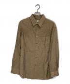 LEMAIREルメール）の古着「シルク混レギュラーカラーシャツ」｜ベージュ