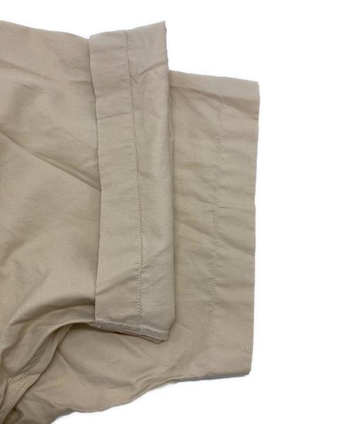 AURALEE（オーラリー）AURALEE (オーラリー) WASHED FINX TWILL BIG HALF SLEEVED SHIRTS ベージュ サイズ:4の古着・服飾アイテム