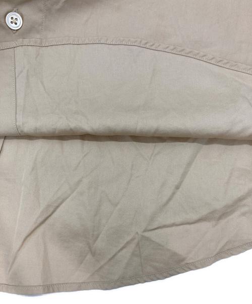 AURALEE（オーラリー）AURALEE (オーラリー) WASHED FINX TWILL BIG HALF SLEEVED SHIRTS ベージュ サイズ:4の古着・服飾アイテム
