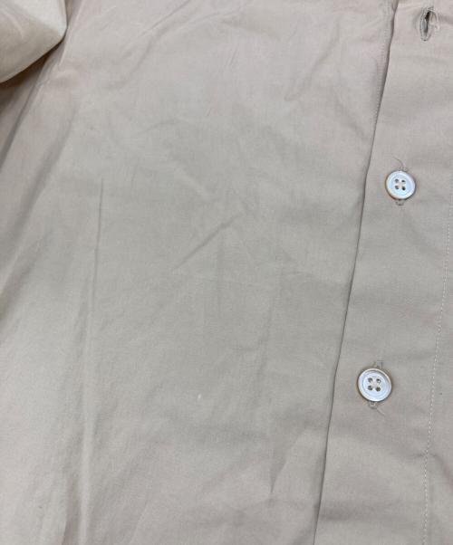 AURALEE（オーラリー）AURALEE (オーラリー) WASHED FINX TWILL BIG HALF SLEEVED SHIRTS ベージュ サイズ:4の古着・服飾アイテム