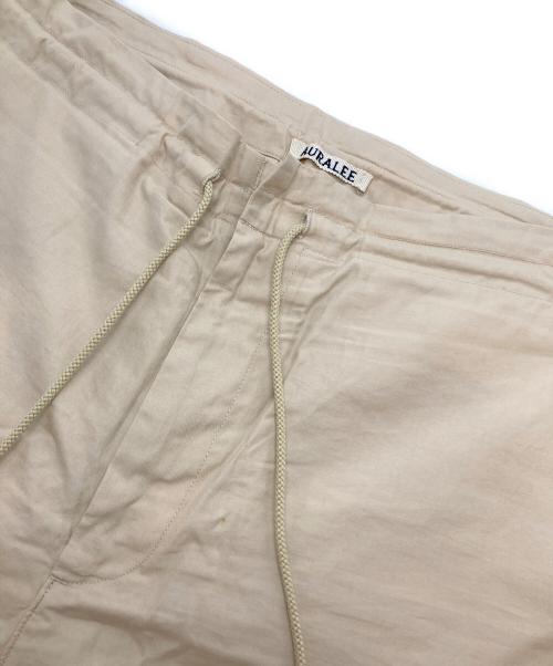 AURALEE（オーラリー）AURALEE (オーラリー) WASHED FINX TWILL EASY WIDE PANTS ベージュ サイズ:1の古着・服飾アイテム