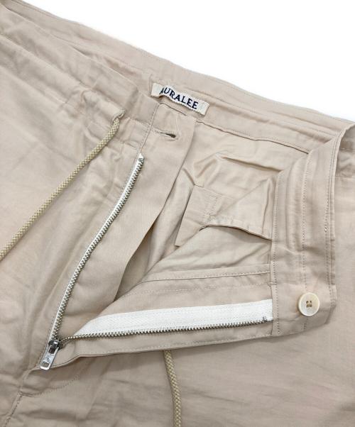 AURALEE（オーラリー）AURALEE (オーラリー) WASHED FINX TWILL EASY WIDE PANTS ベージュ サイズ:1の古着・服飾アイテム