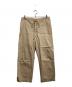 AURALEE（オーラリー）の古着「WASHED FINX TWILL EASY WIDE PANTS」｜ベージュ
