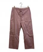 AURALEEオーラリー）の古着「WASHED FINX TWILL EASY WIDE PANTS」｜ピンク