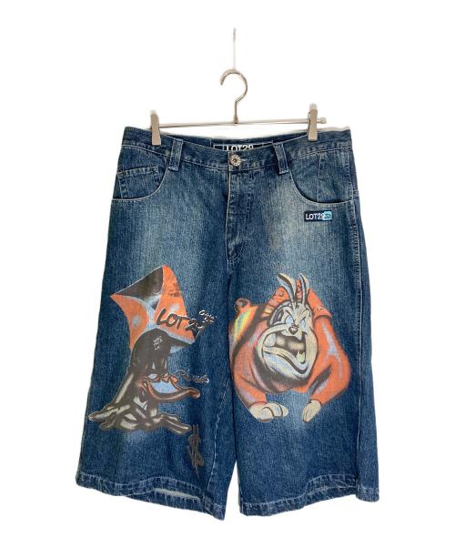 LOT29（ロット29）LOT29 (ロット29) ペイントデニムパンツ インディゴ サイズ:36の古着・服飾アイテム