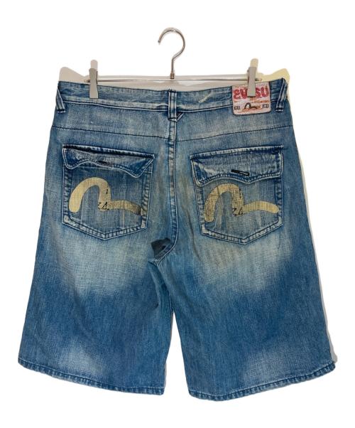 EVISU EU ED（ユーロ・エヴィス）EVISU EU ED (ユーロ・エヴィス) ショートパンツ インディゴ サイズ:34の古着・服飾アイテム